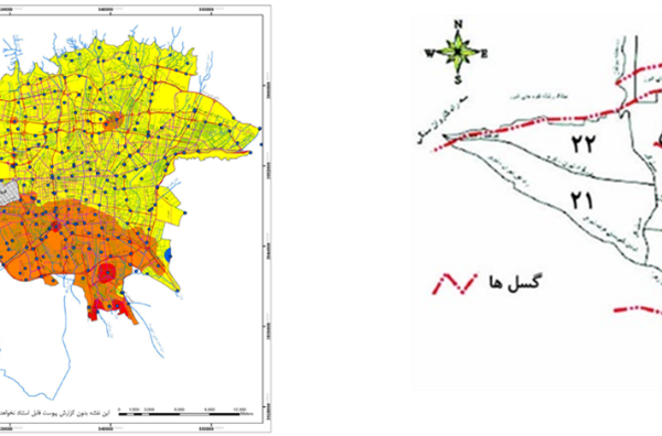 نقشه پهنه بندی
