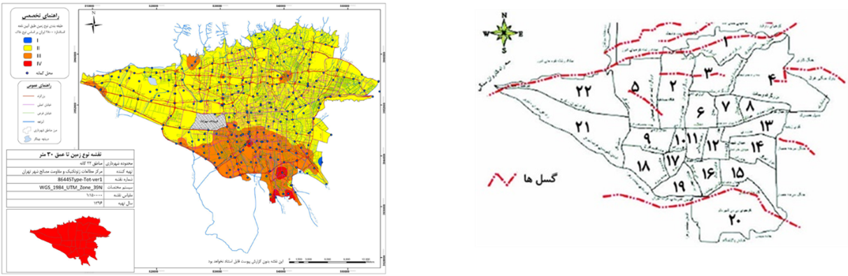 نقشه پهنه بندی